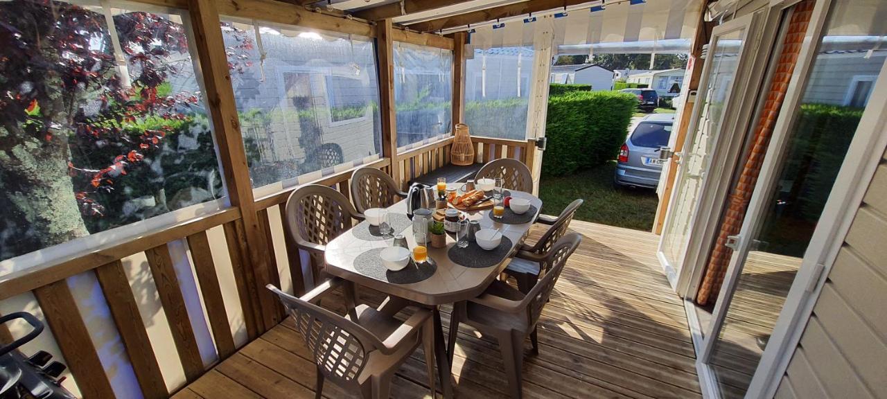 Mobilhome 2Ch Climatise-Terrasse Fermee-4 Velos-Camping 4 Etoiles Les Charmettes Les Mathes Exterior foto